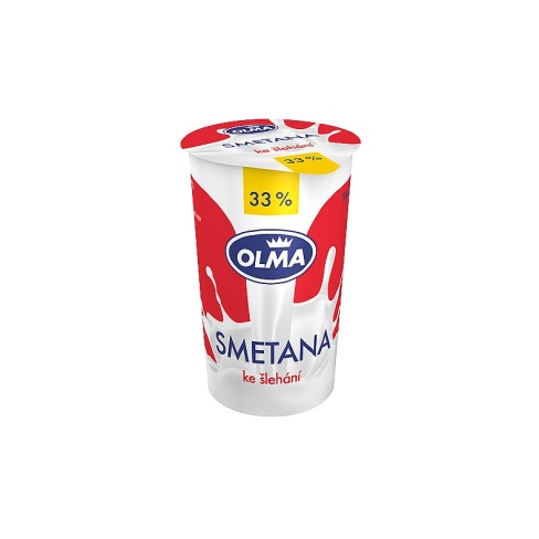 Smetany a šlehačky