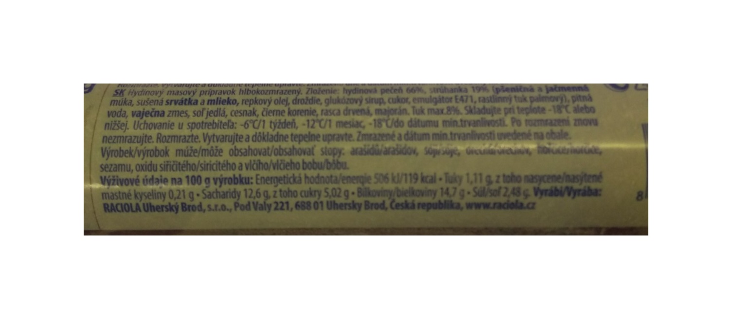 Kuřecí křupavé mražené stripsy 1 kg