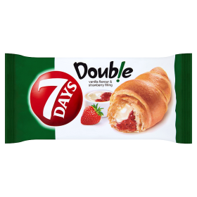7Days Croissant vanilkový a jahodová náplň - 60g