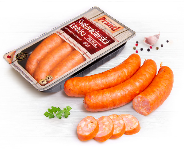 Svatováclavská klobása Prantl 84% 255g