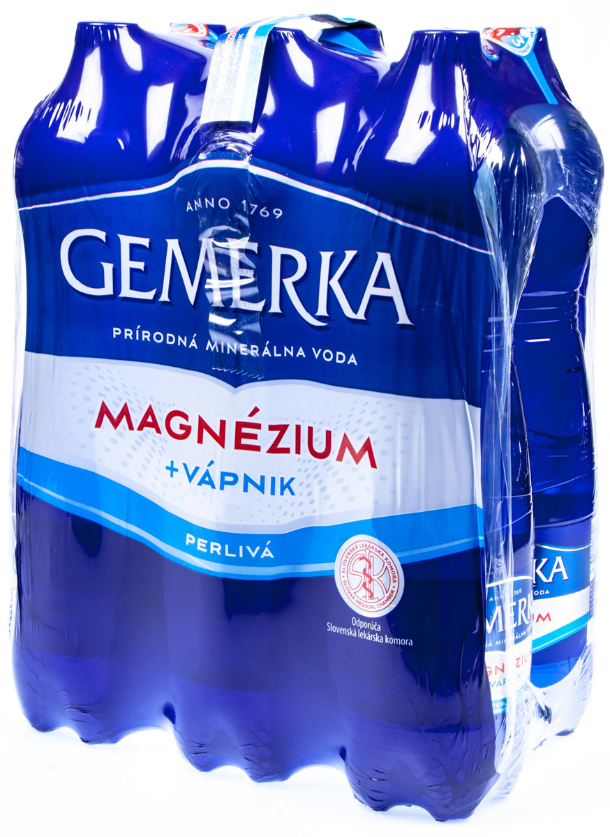 Gemerka Magnézium a kalcium jemně perlivá 6x 1,5l 