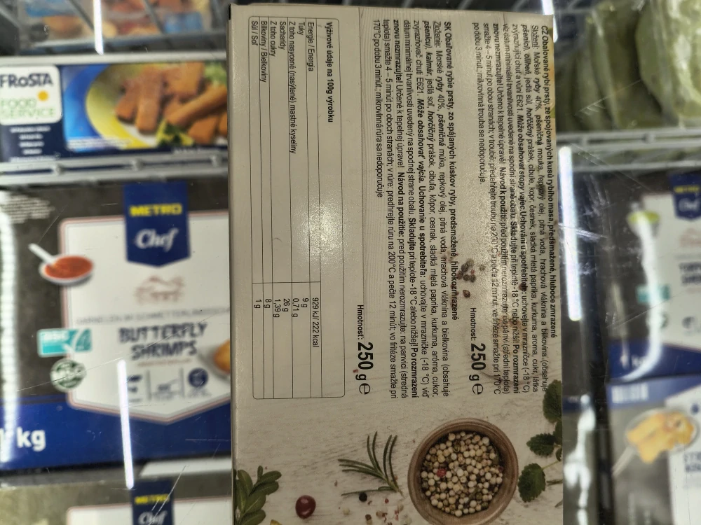  Rybí prsty  Vici mleté 10 ks 250g