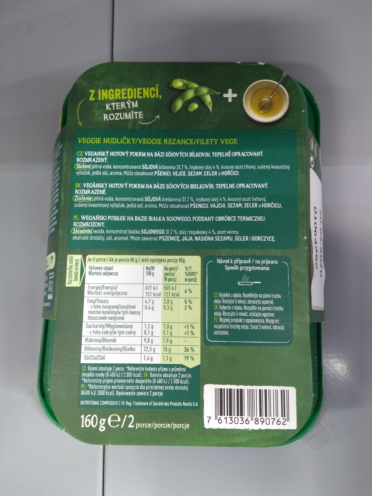 Veggie Nudličky 2 porce Garden Gourmet 160g