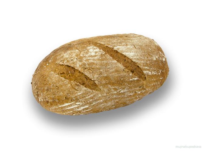 Chléb pšenično žitný  "1/2" 0,45 Kg