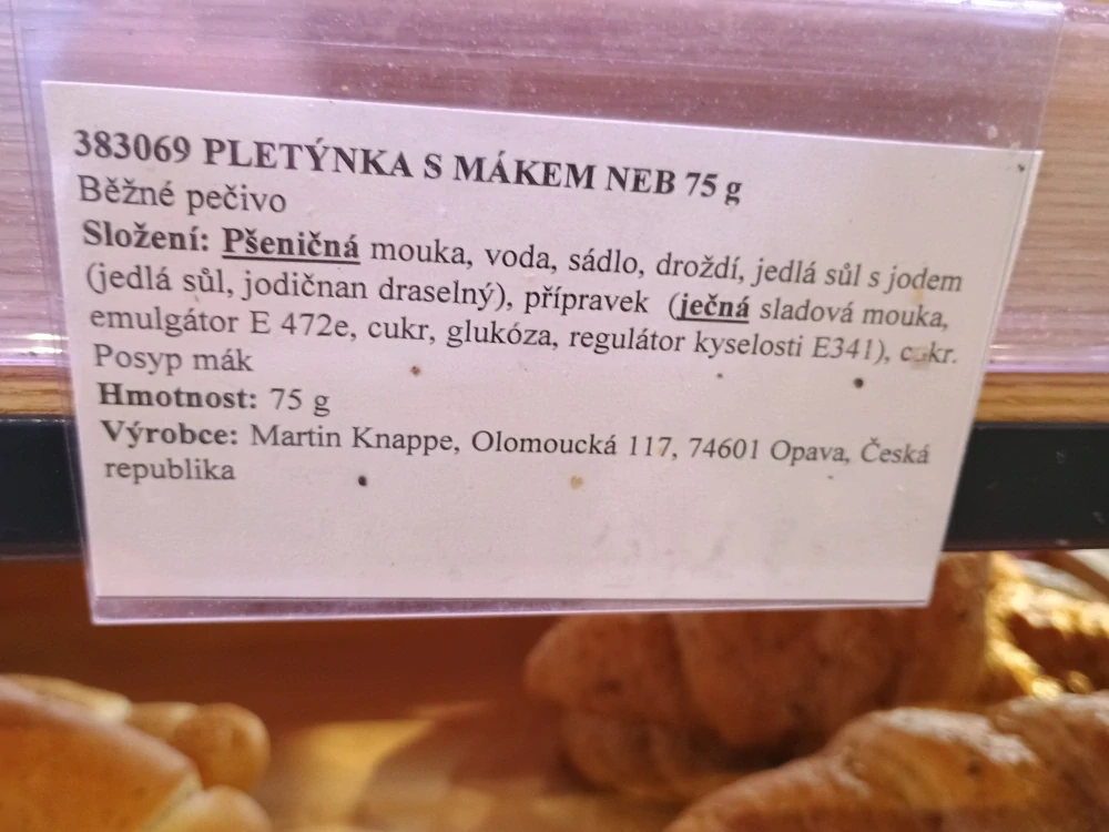 Pletýnka 75 g