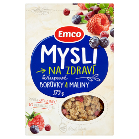 Emco Mysli na Zdraví Křupavé borůvky a maliny 750g