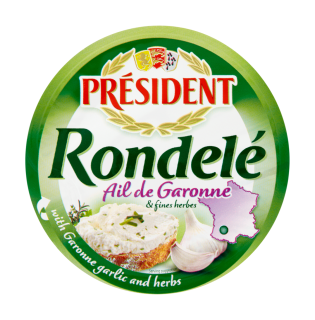 Rondelé President přírodní česnek/bylinky 100g