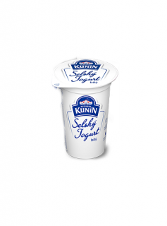 Selský jogurt bílý Kunín 400g 