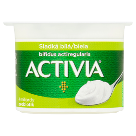 Activia bílá 4 x 120g