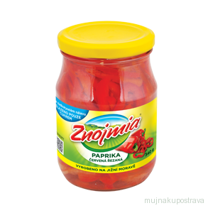 Paprika červená řezaná - 620ml