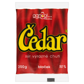 Čedar 45% bloček 200g