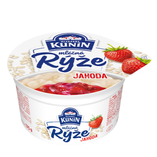 Mléčná rýže jahodová 175g