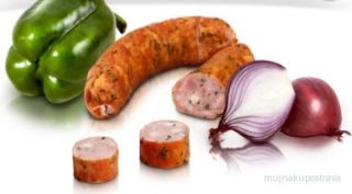 Klobása s medvědím česnekem cca 120g 