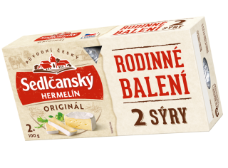 Sedlčanský rodinné balení 2x100g
