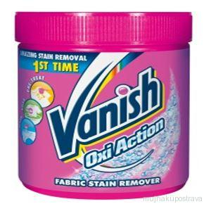 Vanish Oxi Action prášek růžový 625g