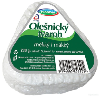 Tvaroh měkký hrudkovitý 1% 230g
