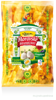 Moravské brambůrky česnekové 175 g