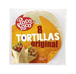 Tortily 20 cm x 8ks 320g