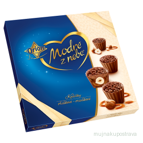 Modré z nebe Oříškové košíčky  142g