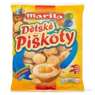 Dětské piškoty Marila 300g