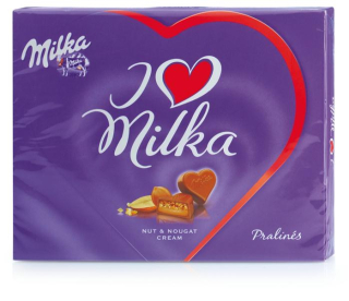 Milka I love (mandle, oříšek)   110g