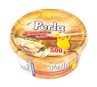 Perla S příchutí farmářského másla 450g