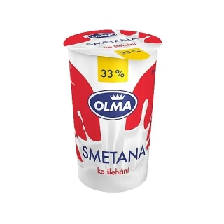 Smetana ke šlehání 33% 200ml
