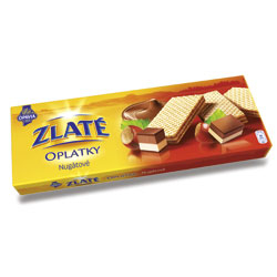 Zlaté Oplatky Opavia lískooříškové 146 g