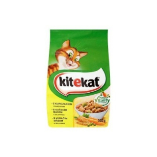 Kitekat Kuřecí a zeleninové granule pro kočky -300g