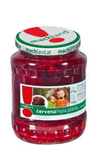 Červená řepa Machland plátky 720ml