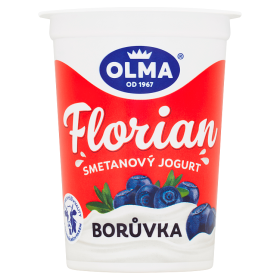 Florian smetanový borůvka 150g