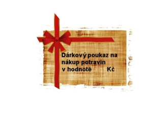 Dárkový poukaz na nákup 2500 Kč