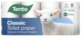 Tento Classic toaletní papír 3vrstvý 8 ks