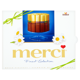 Merci 4 druhy mléčných čokoládových specialit 250g