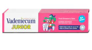 Vademecum Junior zubní pasta pro děti s jahodovou příchutí 75ml
