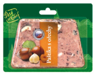 Paštika Pâté du Chef hrubá ardénská s ořechy 125g