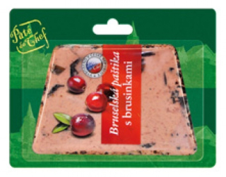 Paštika Pâté du Chef jemná bruselská s brusinkami 125g