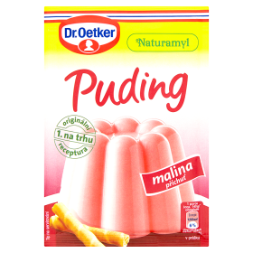 Dr. Oetker Naturamyl Puding malina příchuť 37g