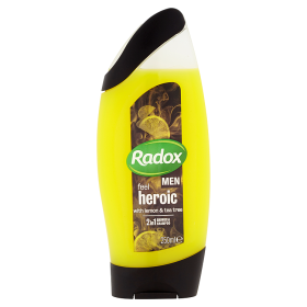 Radox Men Feel heroic lemon & tea tree 2in1 sprchový gel 250ml