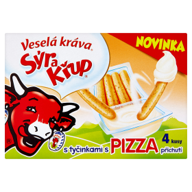 Sýr a Křup s tyčinkami s pizza příchutí 4x35g
