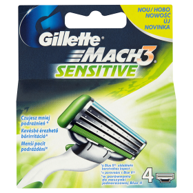 Gillette Mach 3 náhradní hlavice do holicího strojku 8 ks