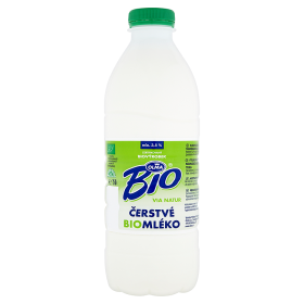 Mléko Bio Via natur čerstvé bio 3,5% 1l