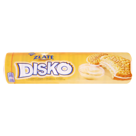 Zlaté Disko sušenky s náplní vanilková příchuť 157g