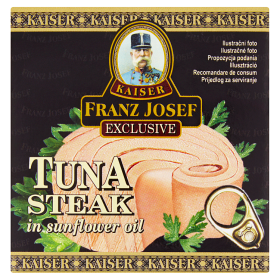 Kaiser Franz Josef Tuňák steak ve slunečnicovém oleji 2 x 80 g