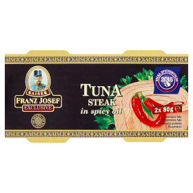 Kaiser Franz Josef Tuňák steak v pikantním oleji 2 x 52 g