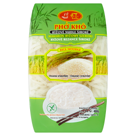 Rýžové nudle široké 400g