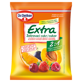 Dr. Oetker Extra želírovací cukr 2:1 na přípravu ovocných džemů a marmelád 50g
