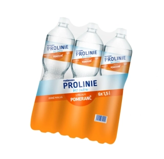 ProLinie Jemně perlivá  pomeranč 6 x 1,5l