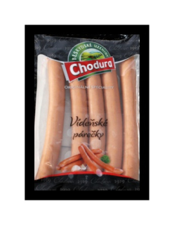 Vídeňské párky Chodura se sýrem 80% 460g 