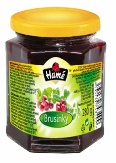 Brusinkový kompot Hamé 280g